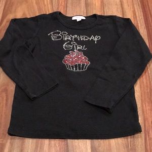 Birthday Girl Beaded Birthday Tee Size 5